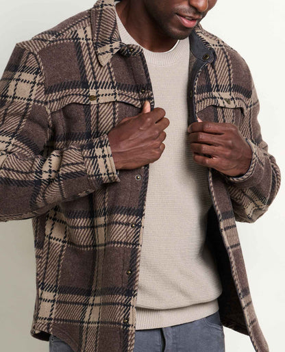 Toad&Co Kennicott Italian Wool Patterned Shirt Jacket - Heritage Vibes