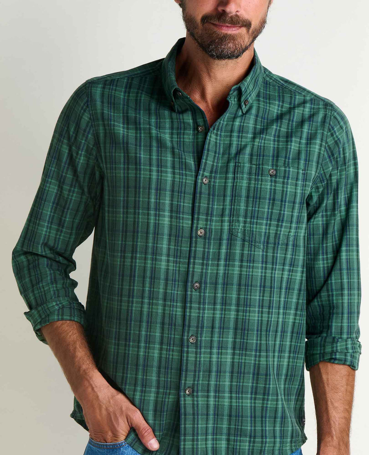 Toad&Co Men's Organic Cotton Long Sleeve Shirt