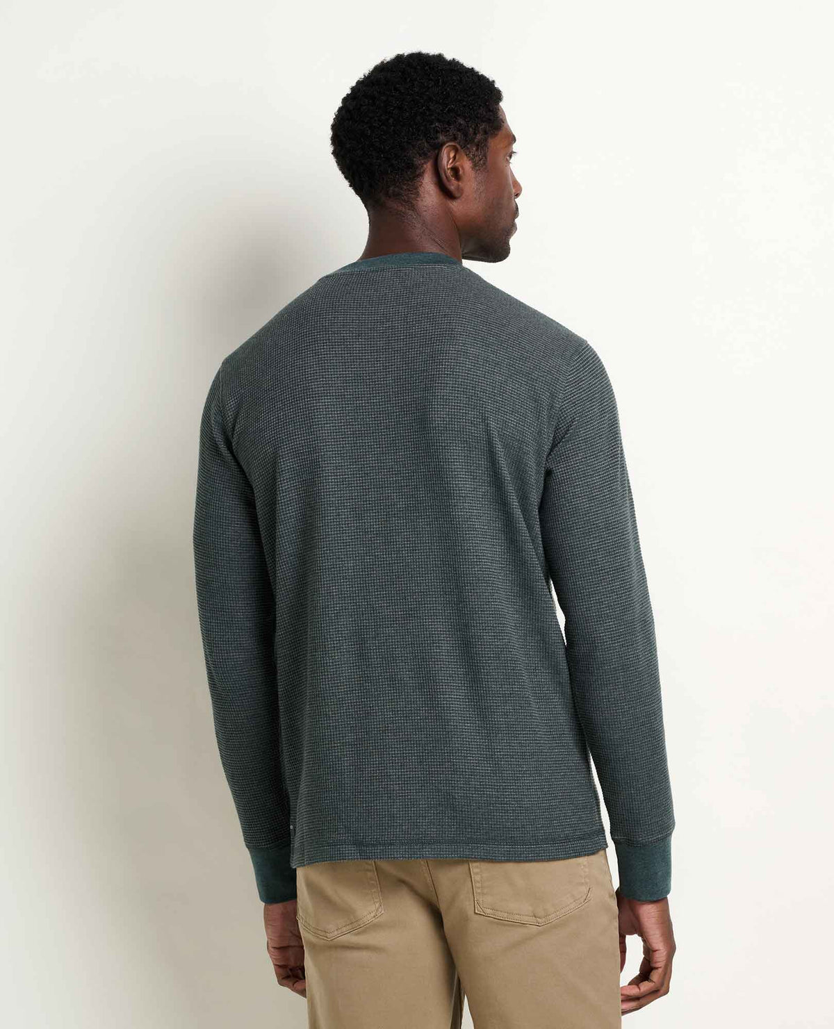 Toad&Co Men's Framer Long Sleeve Waffle Crewneck Tee - by Toad&Co