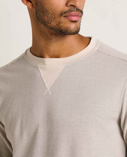 Toad&Co Men's Framer Long Sleeve Waffle Crewneck Tee - by Toad&Co