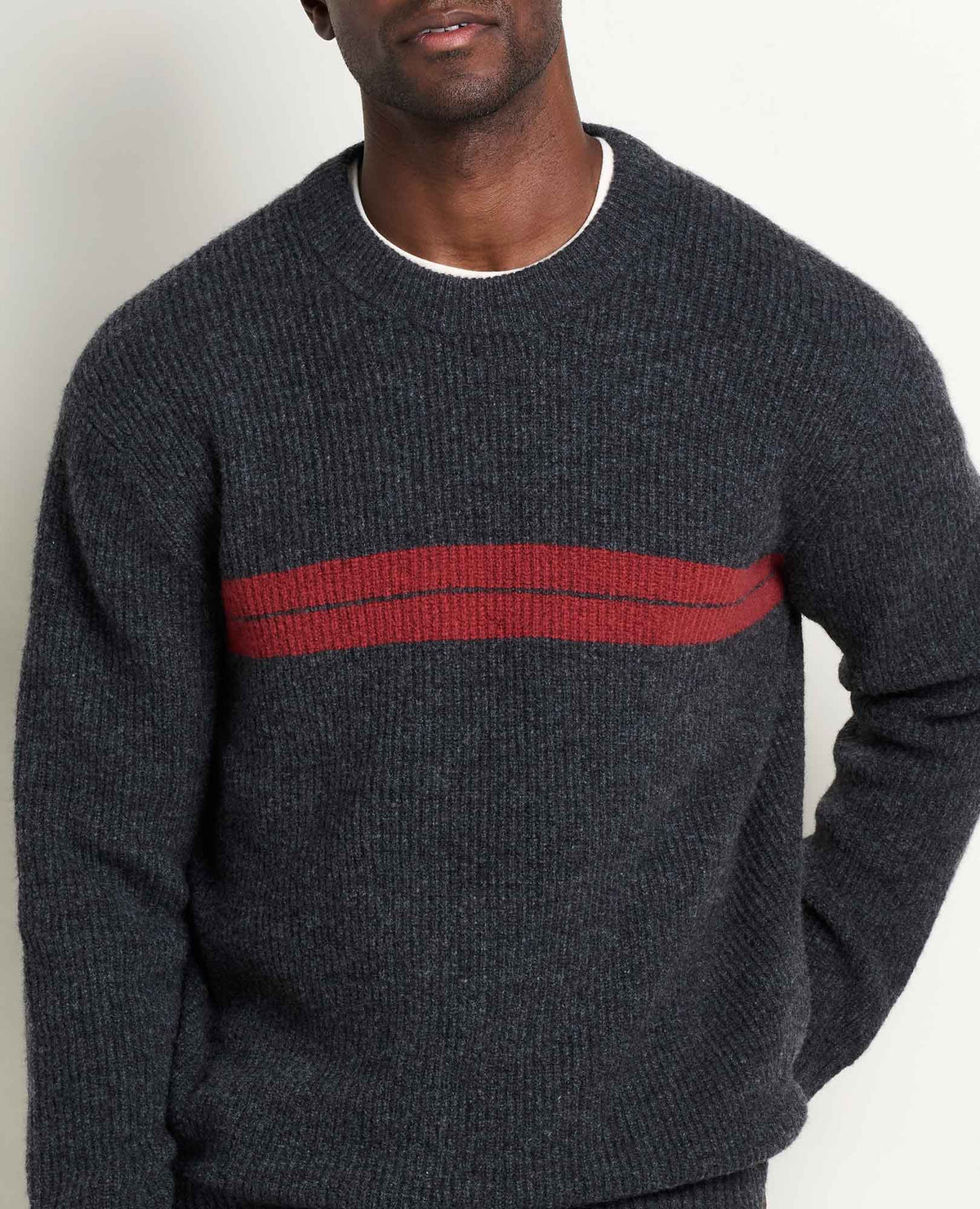 Toad&Co Men's Wasatch Crewneck Wool Sweater - Warm and Soft
