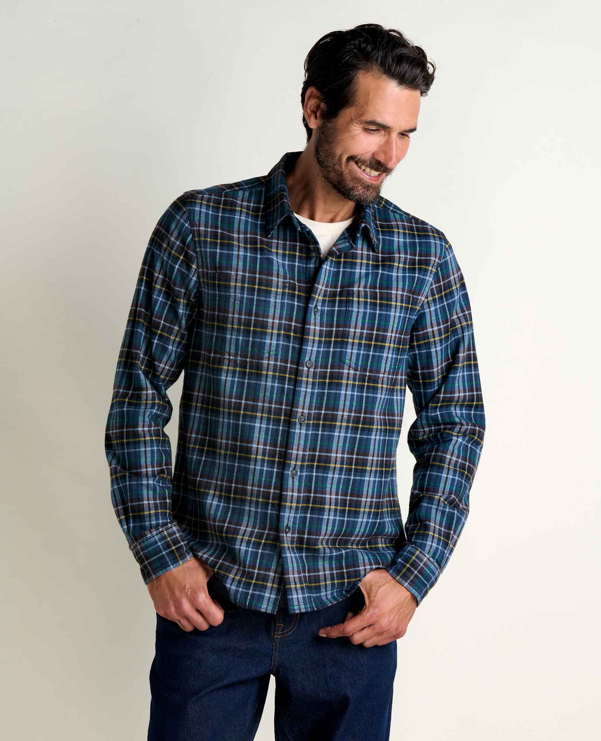 Toad&Co Men's Pinevale Midweight Organic Cotton Flannel