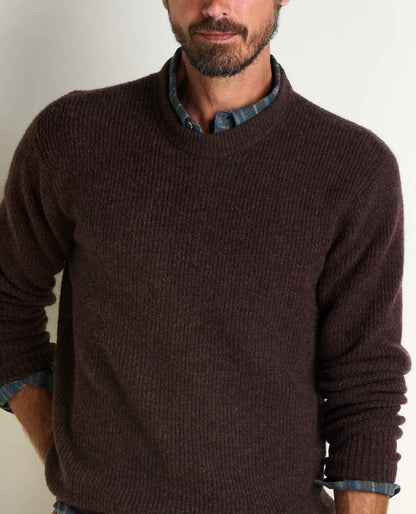 Toad&Co Men's Wasatch Crewneck Wool Sweater - Warm and Soft