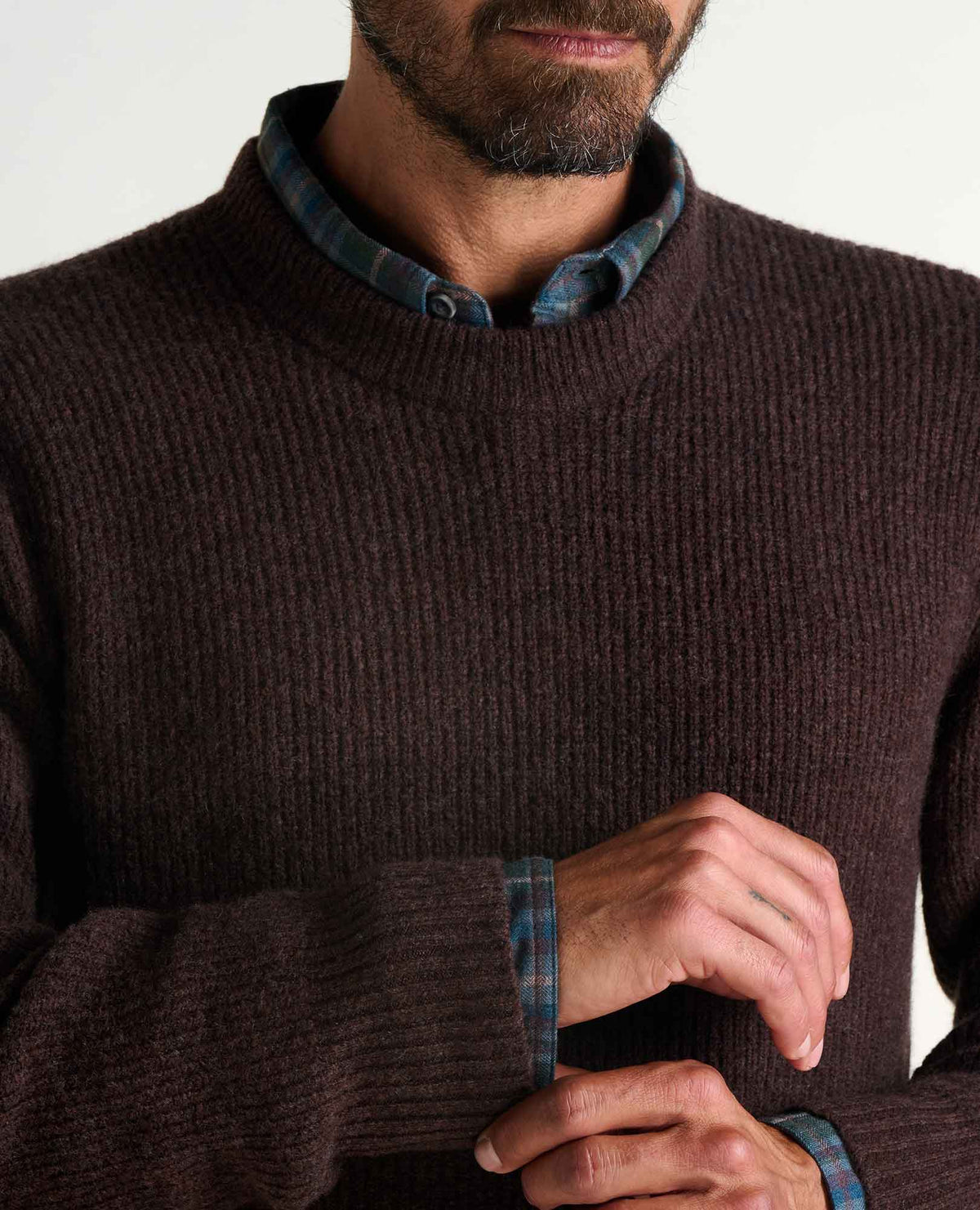 Toad&Co Men's Wasatch Crewneck Wool Sweater - Warm and Soft