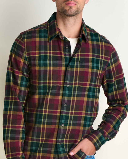 Toad&Co Men's Pinevale Midweight Organic Cotton Flannel