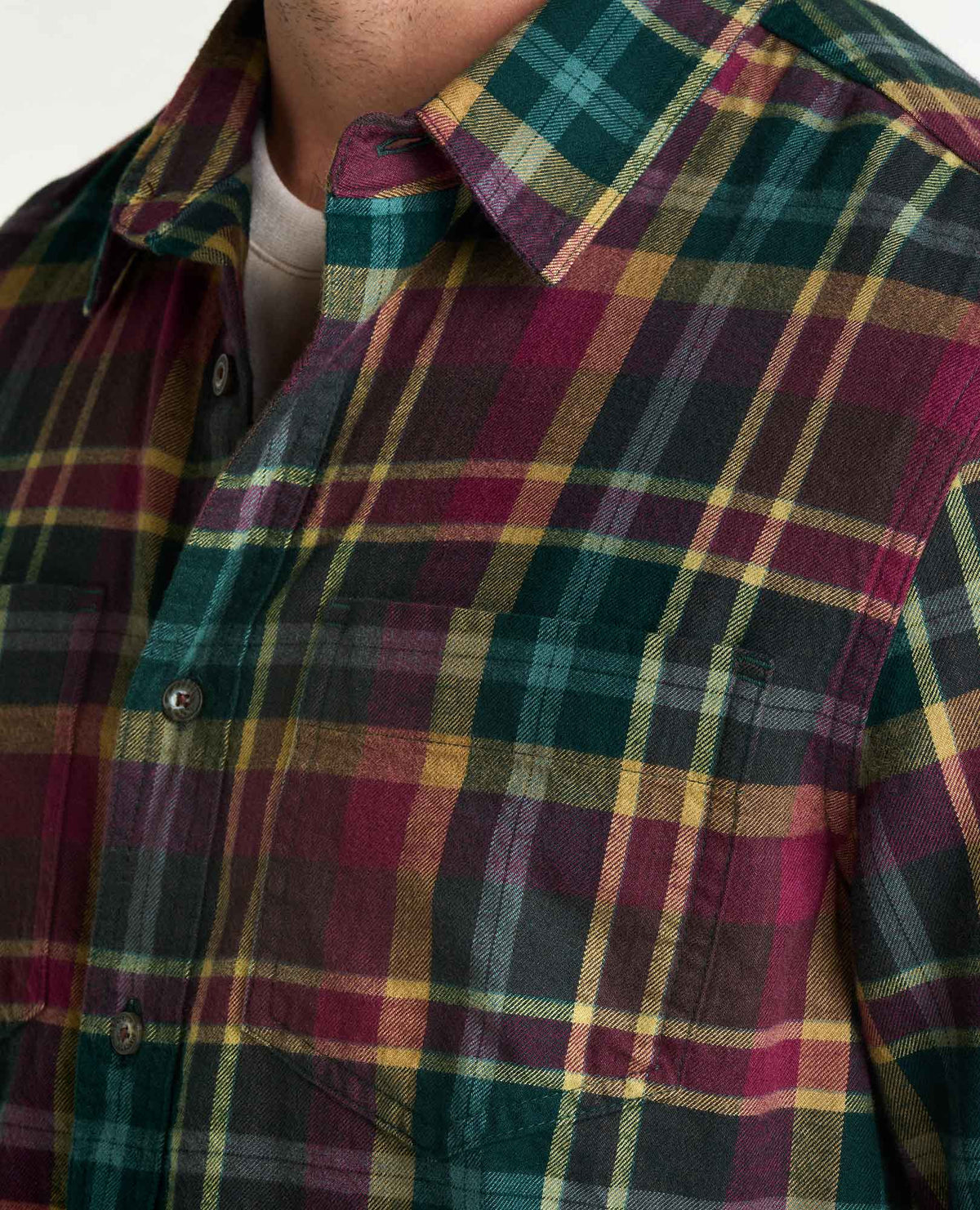 Toad&Co Men's Pinevale Midweight Organic Cotton Flannel
