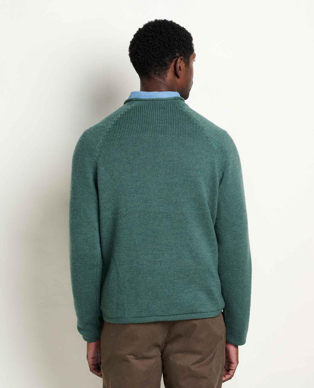 Toad&Co Men's Alpineglo Roll Neck Sweater - Organic Cotton & Wool