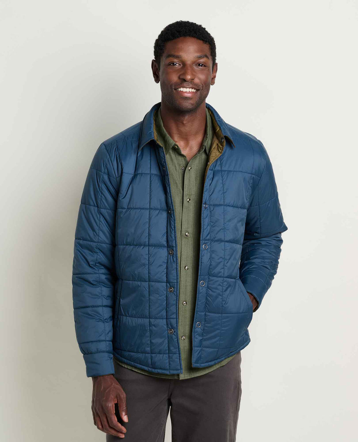 Toad&Co Men's Roame Quilted and Insulated Shirt Jacket