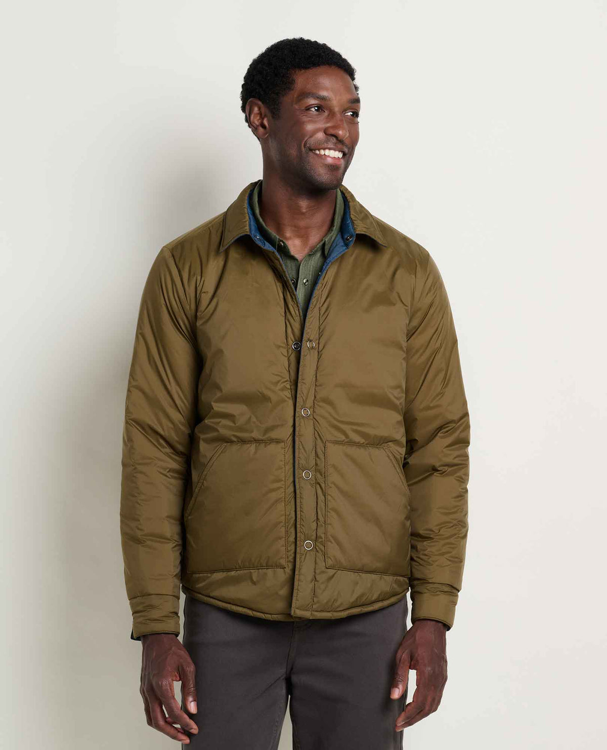 Toad&Co Men's Roame Quilted and Insulated Shirt Jacket