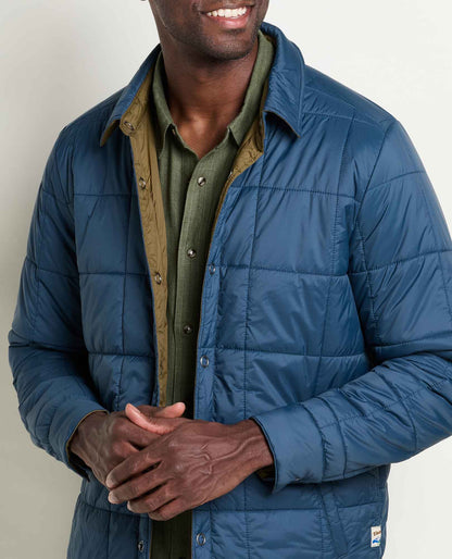 Toad&Co Men's Roame Quilted and Insulated Shirt Jacket