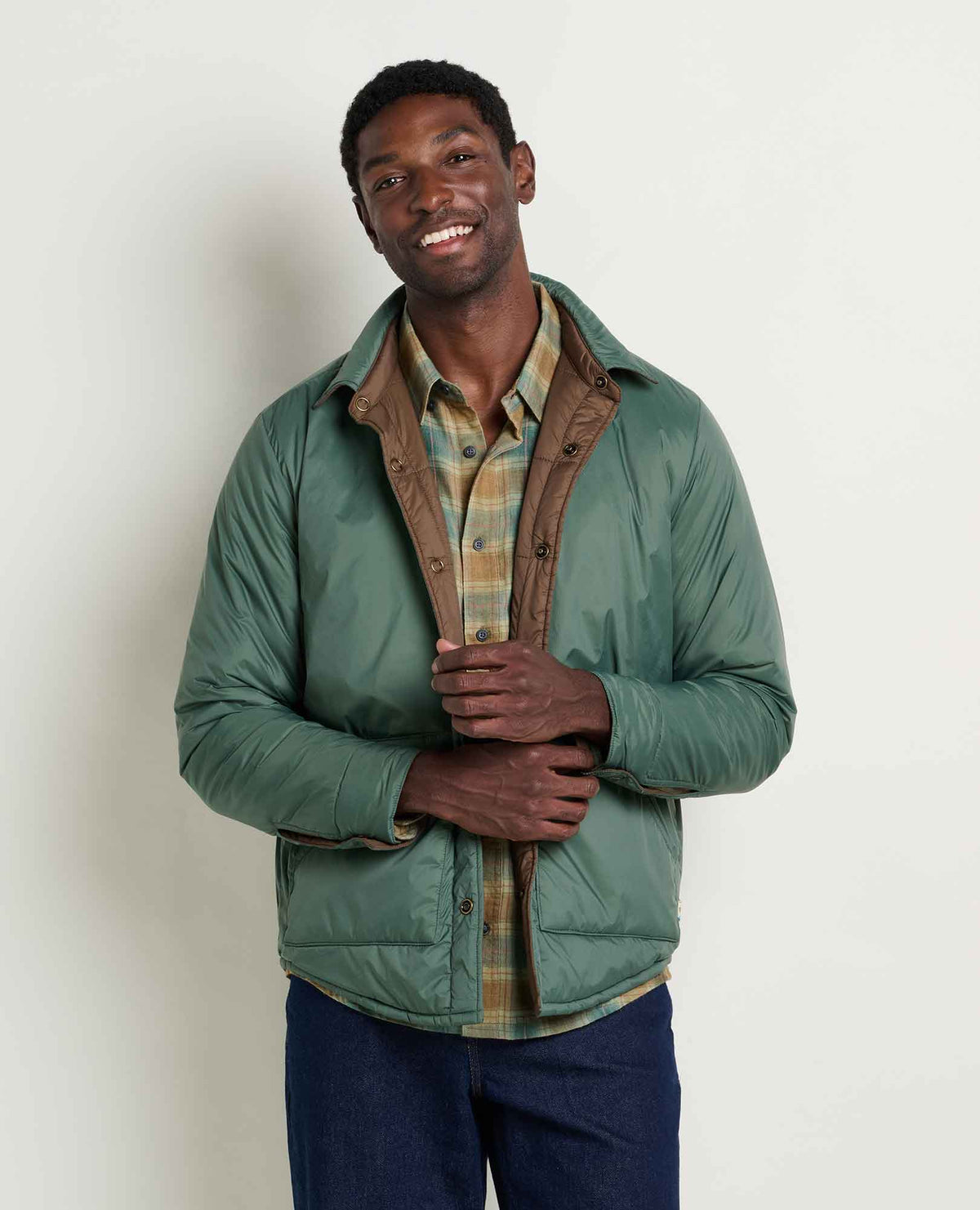 Toad&Co Men's Roame Quilted and Insulated Shirt Jacket