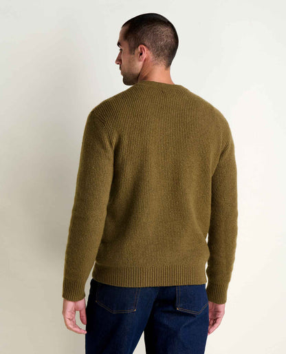 Toad&Co Men's Wasatch Crewneck Wool Sweater - Warm and Soft