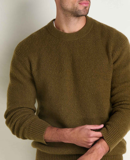 Toad&Co Men's Wasatch Crewneck Wool Sweater - Warm and Soft