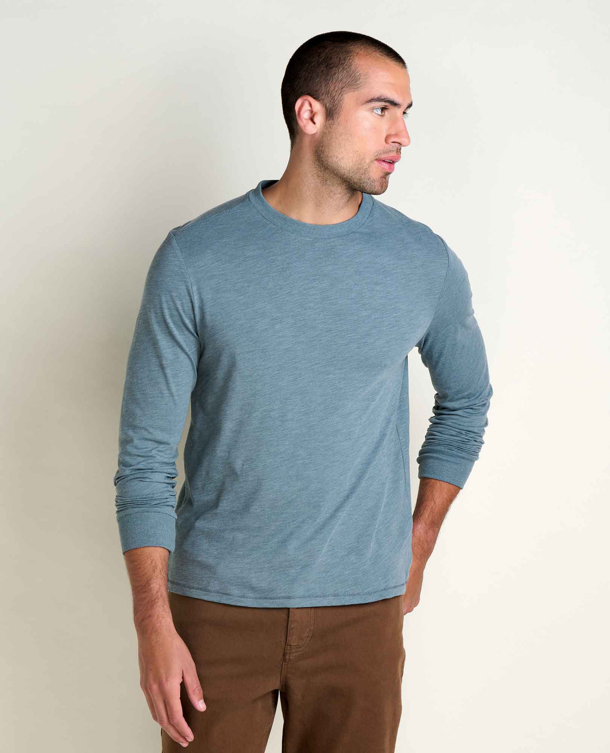Toad&Co Men's Boundless Jersey Long Sleeve Crew
