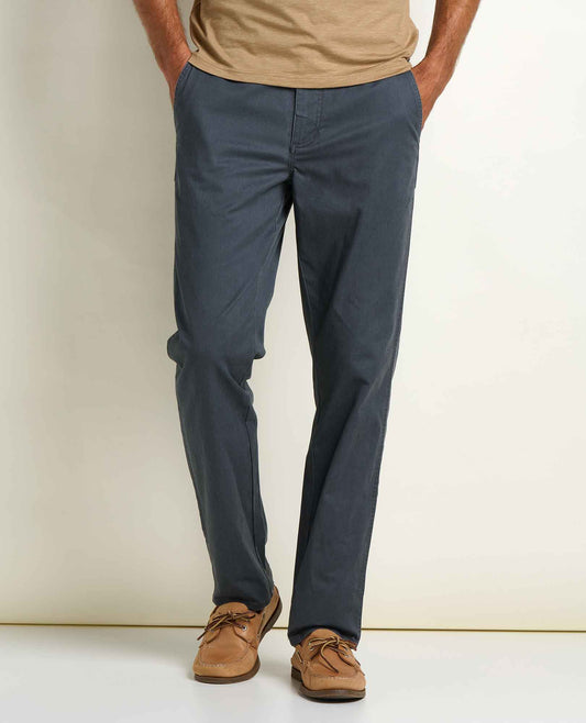 Toad&Co Mission Ridge Slim Chino - Moisture-Wicking Organic Cotton Slim Pant