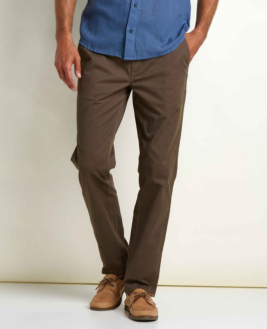 Toad&Co Mission Ridge Slim Chino - Moisture-Wicking Organic Cotton Slim Pant