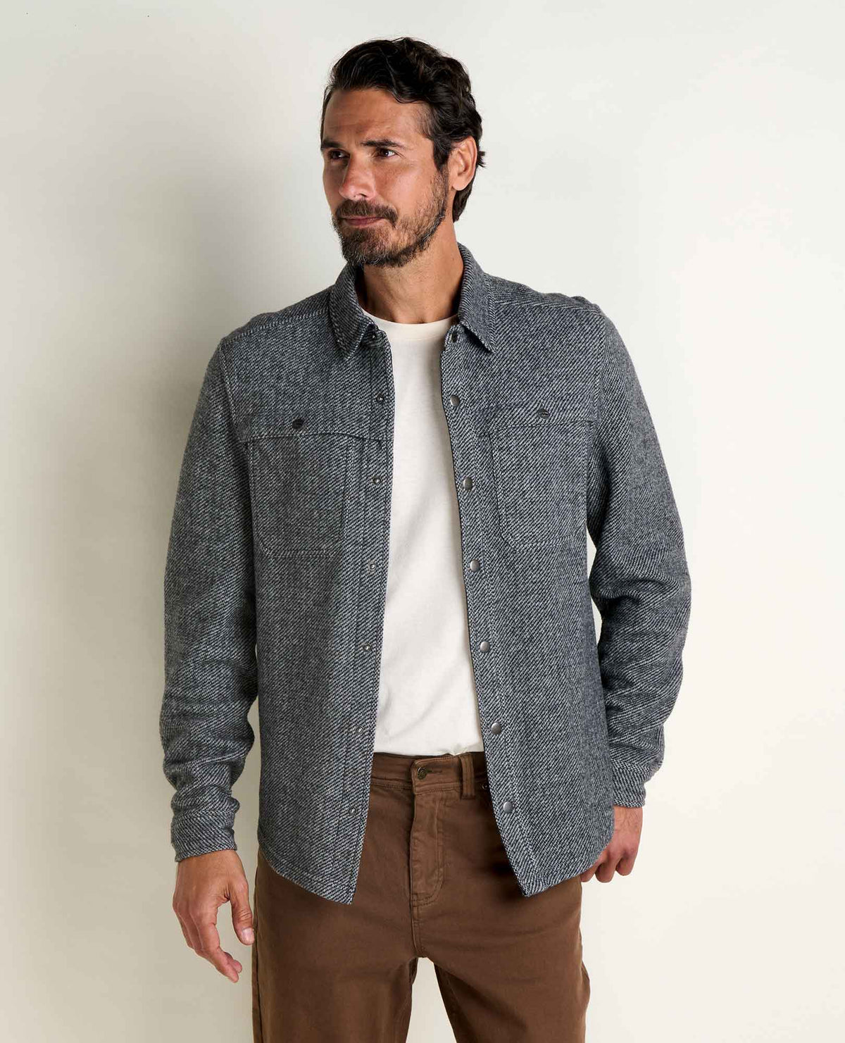 Toad&Co Men's Kennicott Shirt Jacket - Recycled Wool Blend by Toad&Co