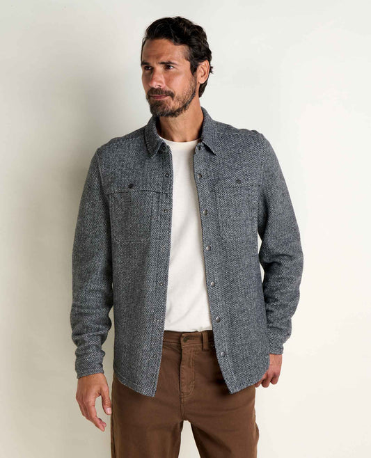 Toad&Co Men's Kennicott Shirt Jacket - Recycled Wool Blend by Toad&Co