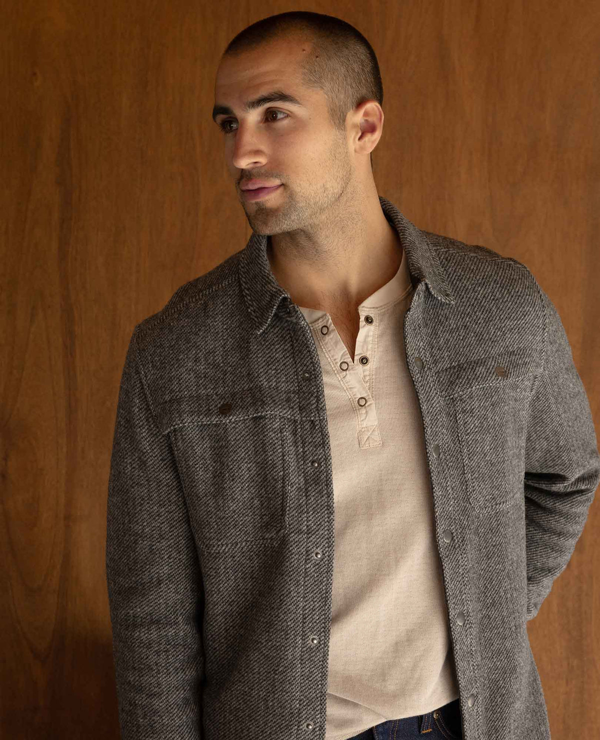 Toad&Co Men's Kennicott Shirt Jacket - Recycled Wool Blend by Toad&Co