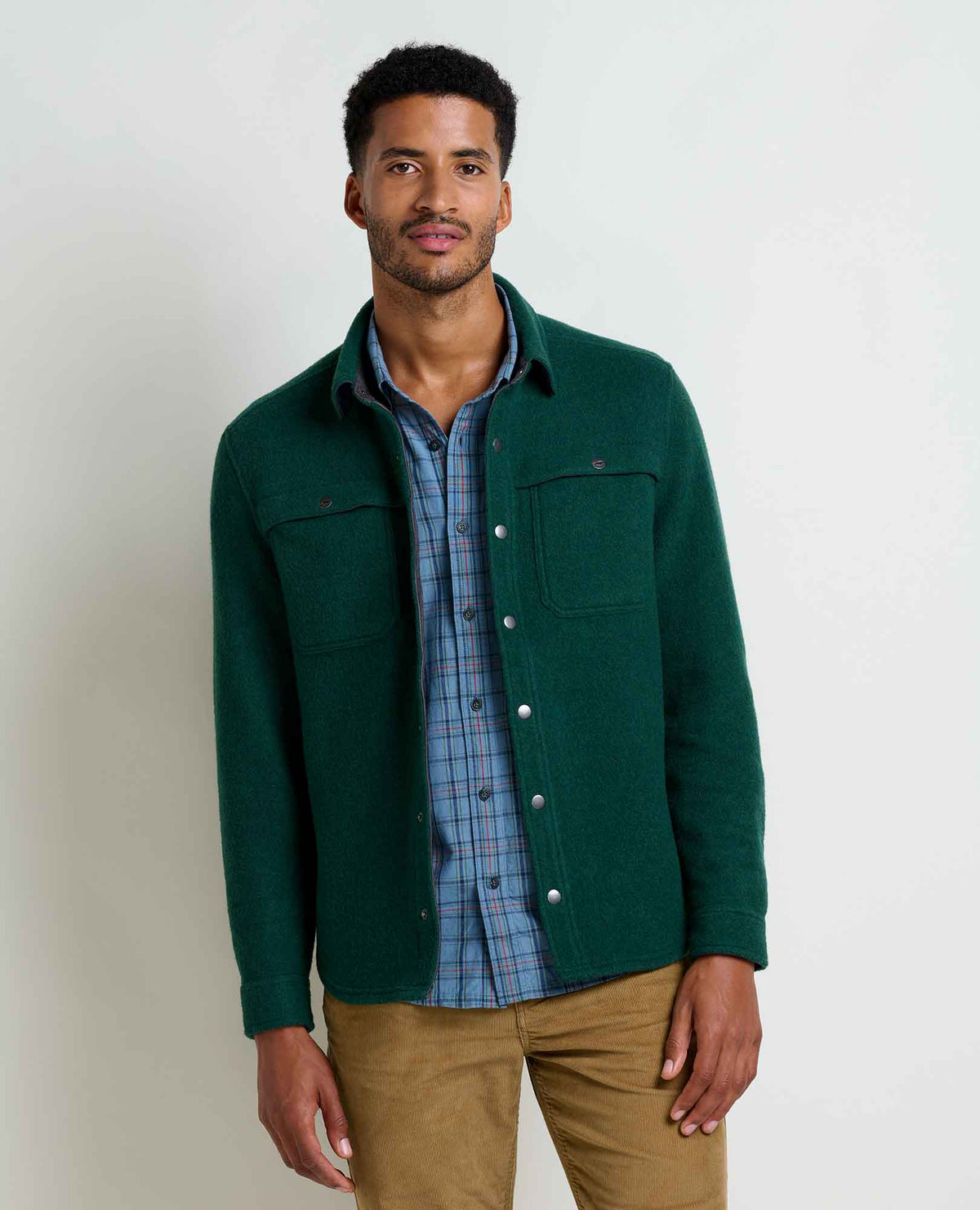 Toad&Co Men's Kennicott Shirt Jacket - Recycled Wool Blend by Toad&Co