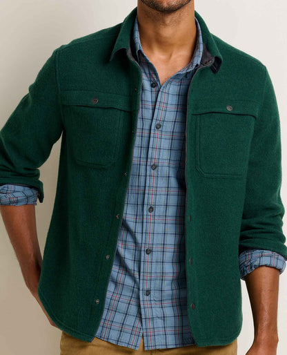 Toad&Co Men's Kennicott Shirt Jacket - Recycled Wool Blend by Toad&Co