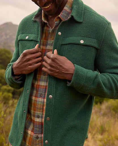 Toad&Co Men's Kennicott Shirt Jacket - Recycled Wool Blend by Toad&Co
