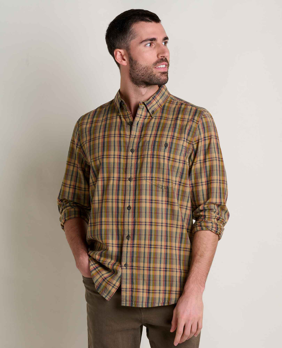 Toad&Co Men's Organic Cotton Long Sleeve Shirt