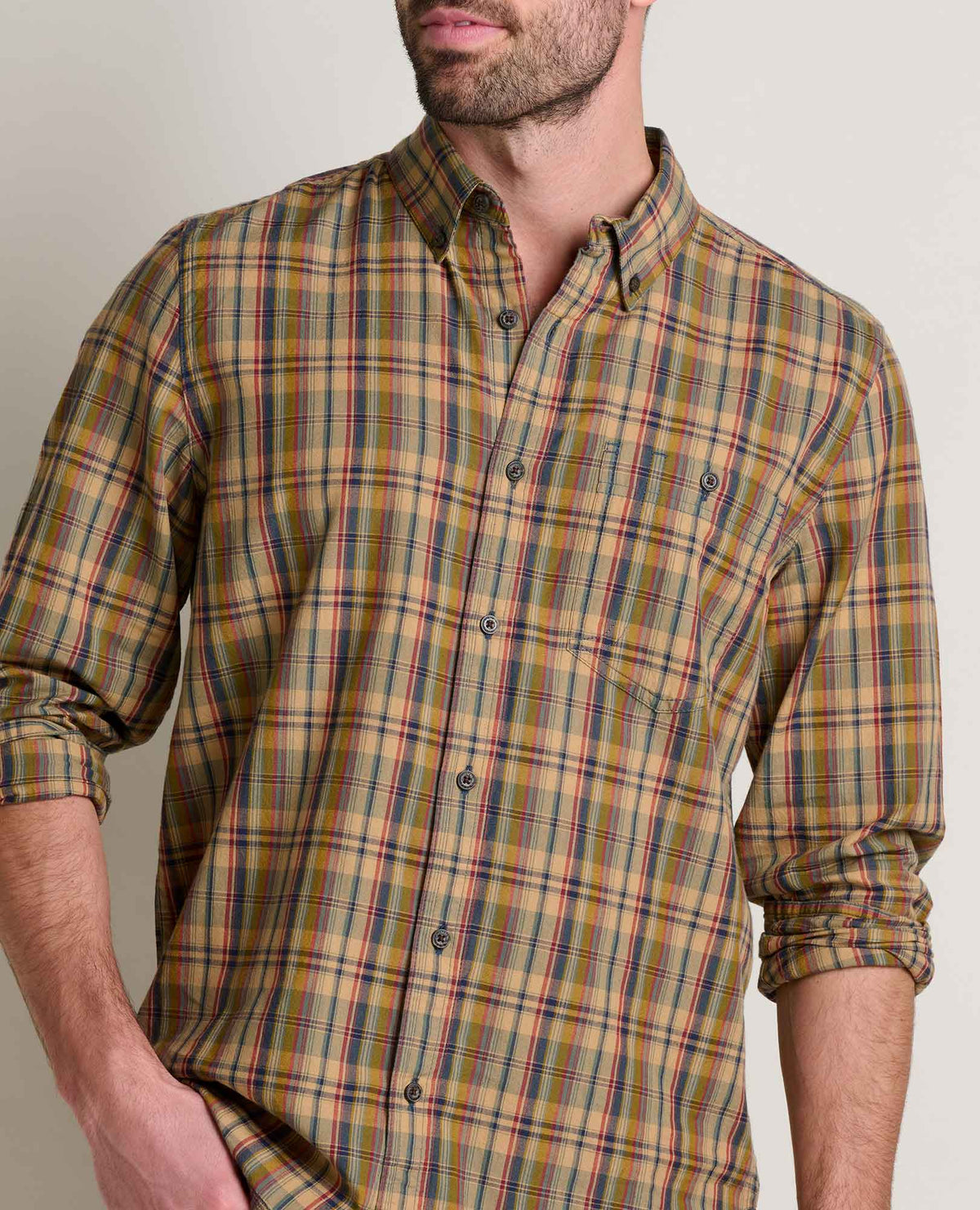 Toad&Co Men's Organic Cotton Long Sleeve Shirt