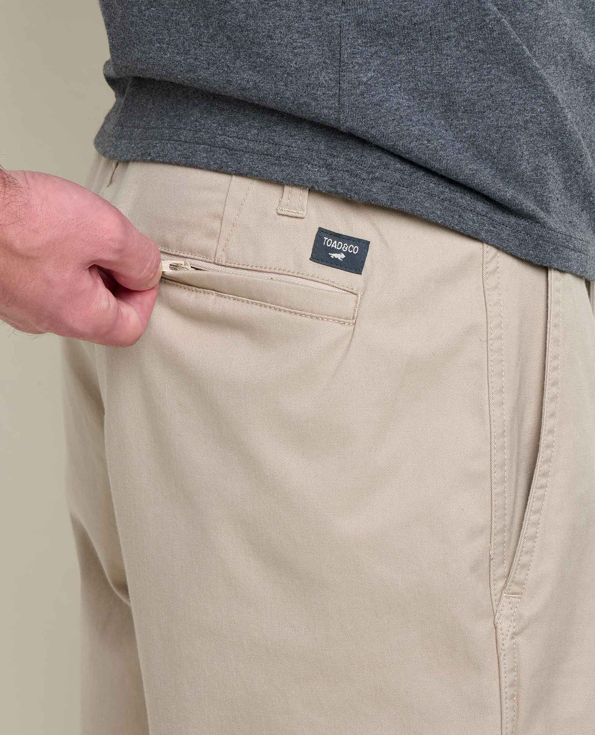 Toad&Co Mission Ridge Chino Short - Moisture-Wicking Organic Cotton Short