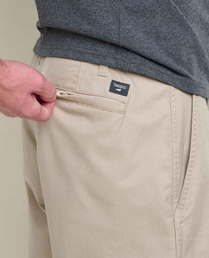 Toad&Co Mission Ridge Chino Short - Moisture-Wicking Organic Cotton Short