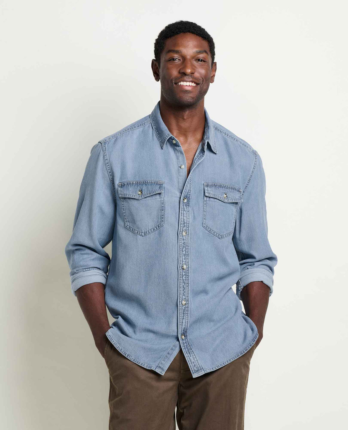 Toad&Co Men's Piñon Soft Denim Shirt