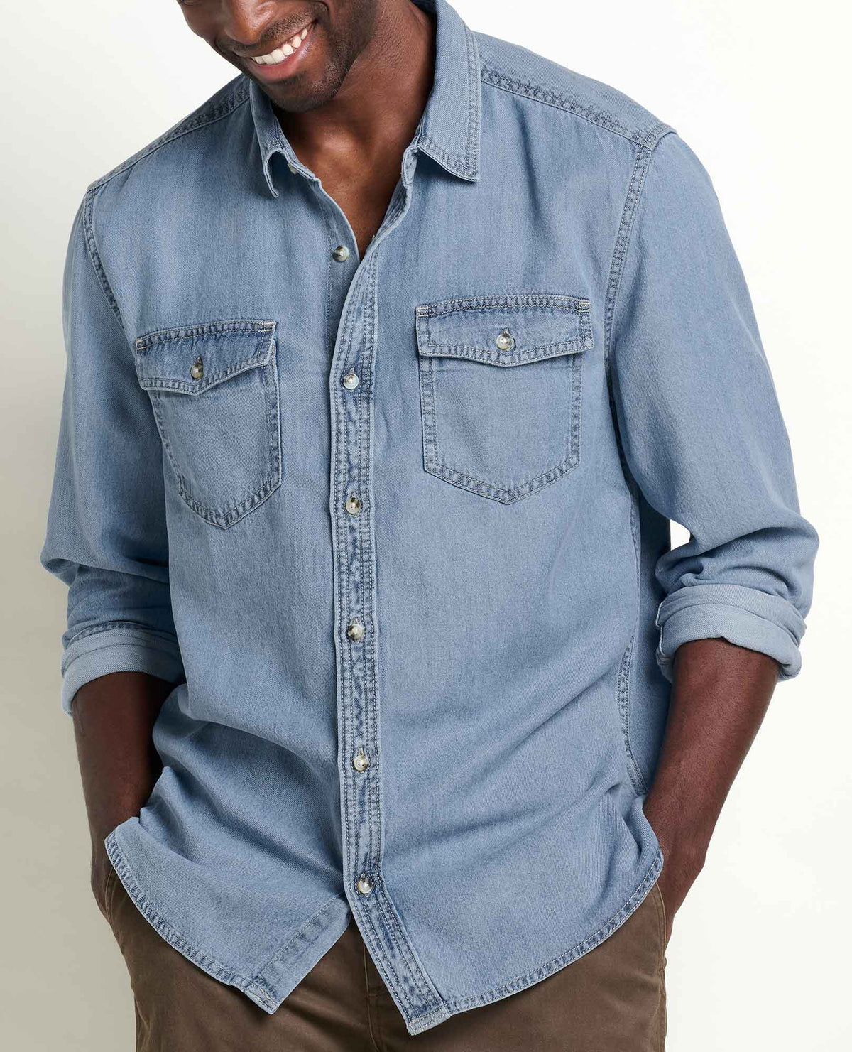 Toad&Co Men's Piñon Soft Denim Shirt