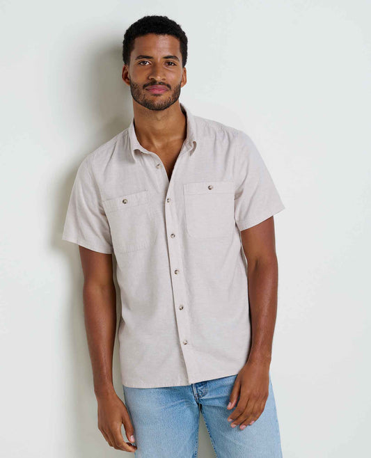 Toad&Co Men's Eco-Friendly Taj Hemp Short Sleeve Shirt - by Toad&Co