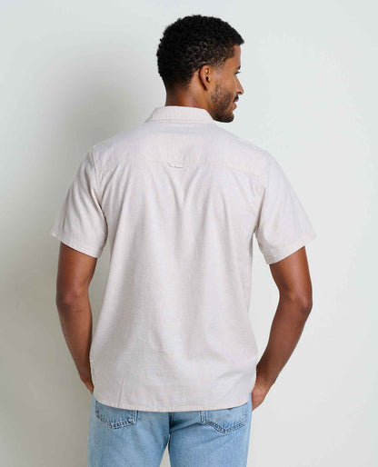 Toad&Co Men's Eco-Friendly Taj Hemp Short Sleeve Shirt - by Toad&Co