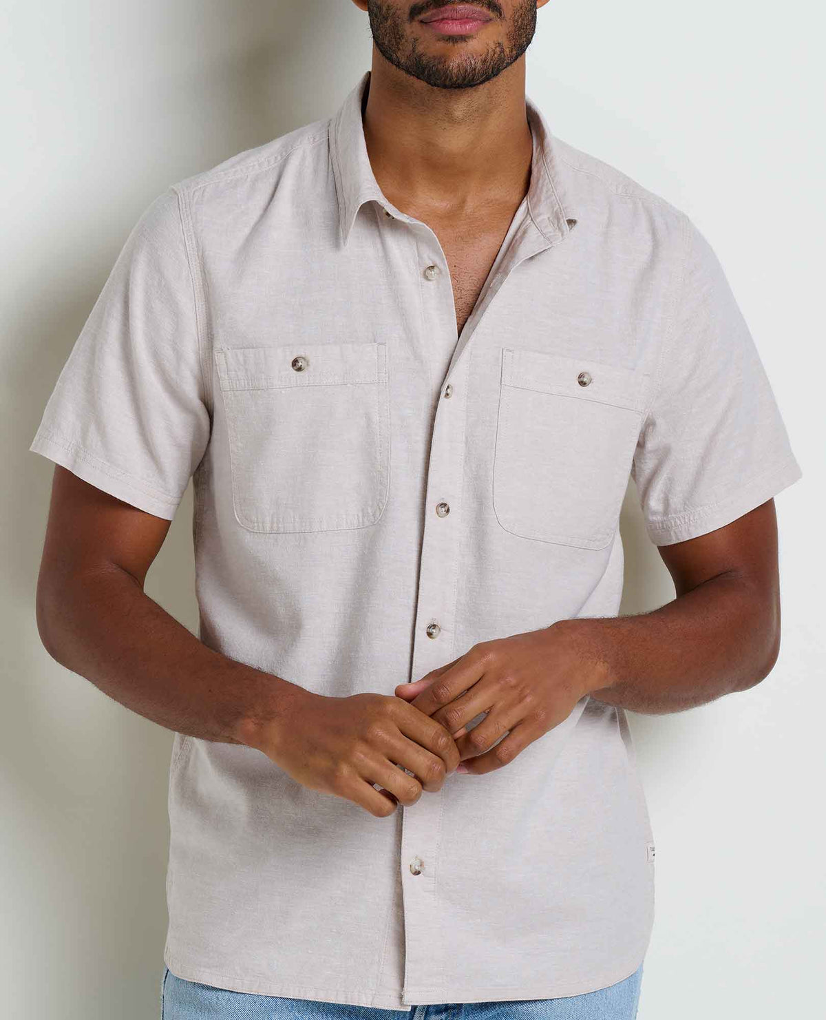 Toad&Co Men's Eco-Friendly Taj Hemp Short Sleeve Shirt - by Toad&Co