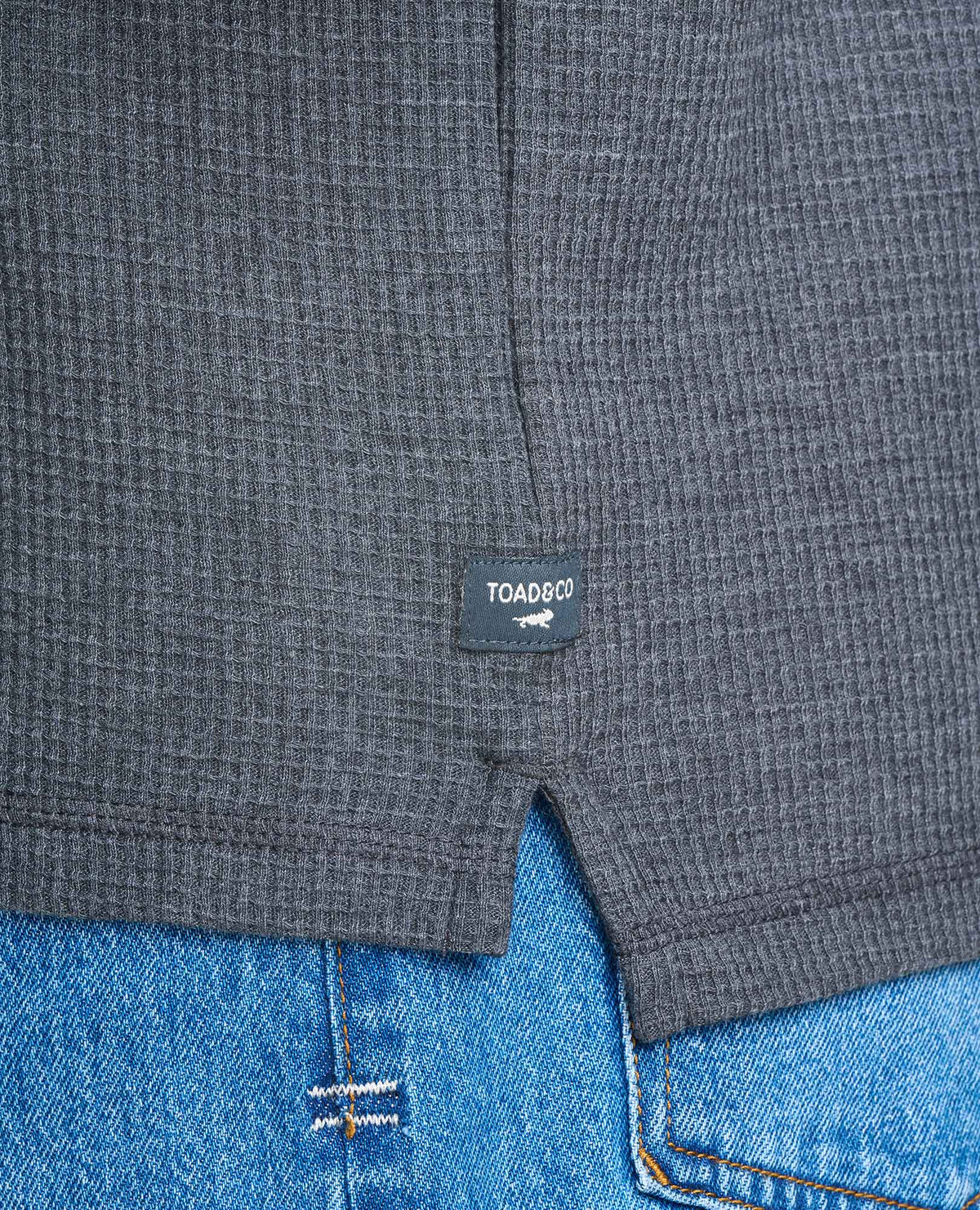 Toad&Co Framer II Long Sleeve Waffle Hoodie - by Toad&Co