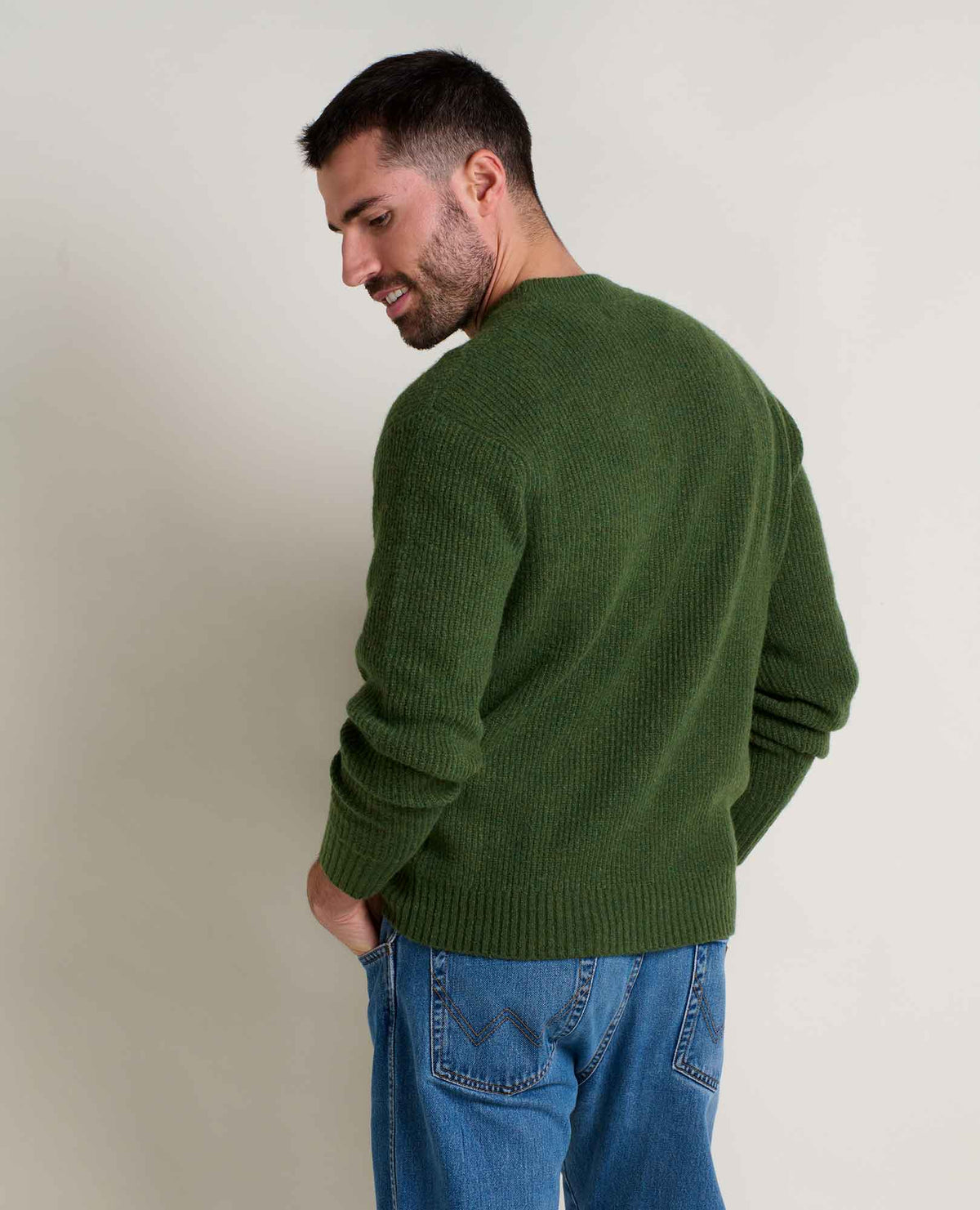Toad&Co Men's Wasatch Crewneck Wool Sweater - Warm and Soft