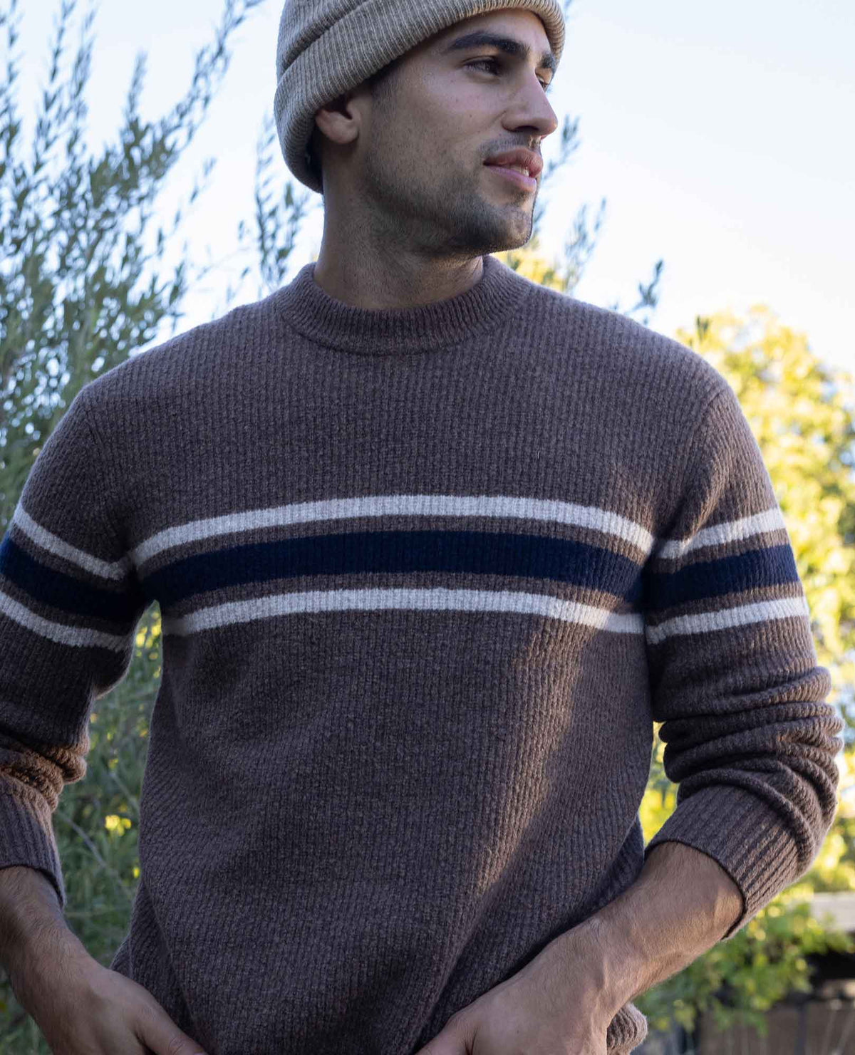 Toad&Co Men's Wasatch Crewneck Wool Sweater - Warm and Soft