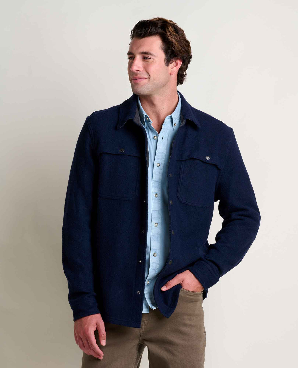Toad&Co Men's Kennicott Shirt Jacket - Recycled Wool Blend by Toad&Co