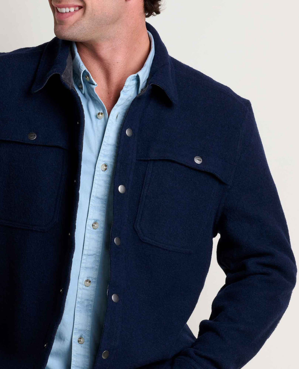 Toad&Co Men's Kennicott Shirt Jacket - Recycled Wool Blend by Toad&Co
