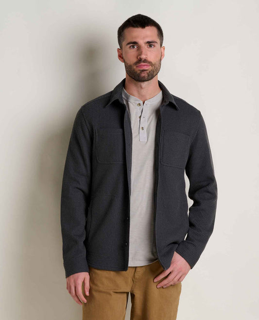 Toad&Co Men's Bitterroot Waffle Shirt Jacket - Casual Comfort