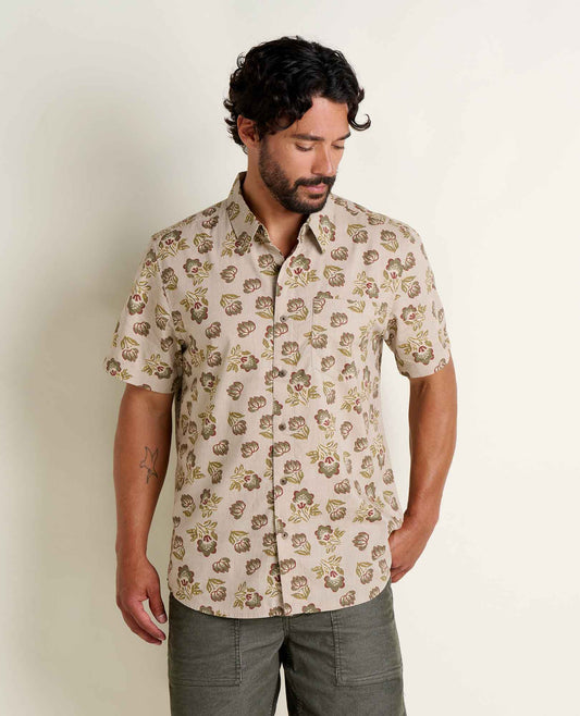 Toad&Co Fletch Shirt - 100% Organic Cotton Print Button-Down Shirt