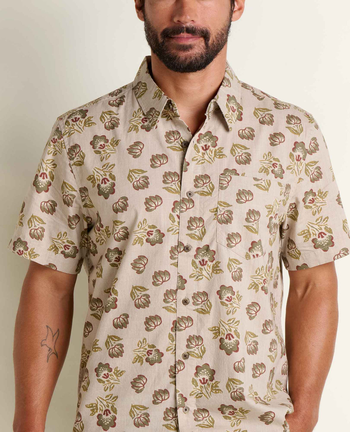 Toad&Co Fletch Shirt - 100% Organic Cotton Print Button-Down Shirt