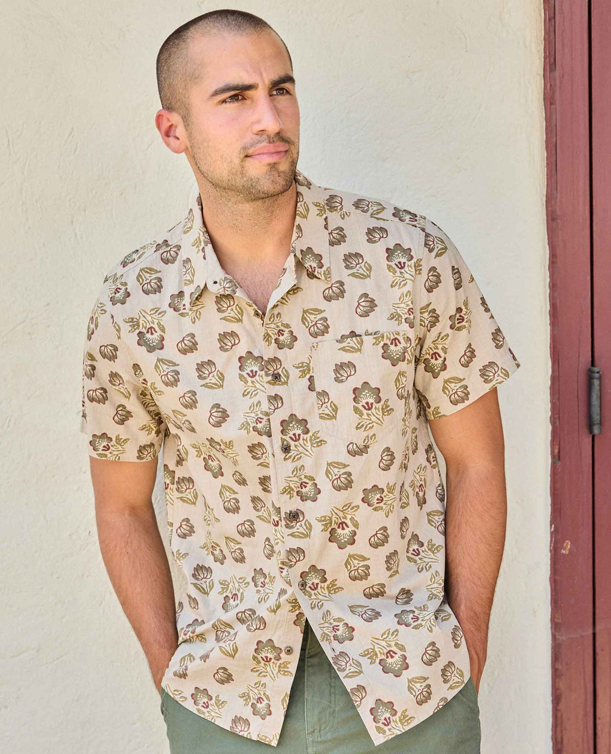 Toad&Co Fletch Shirt - 100% Organic Cotton Print Button-Down Shirt