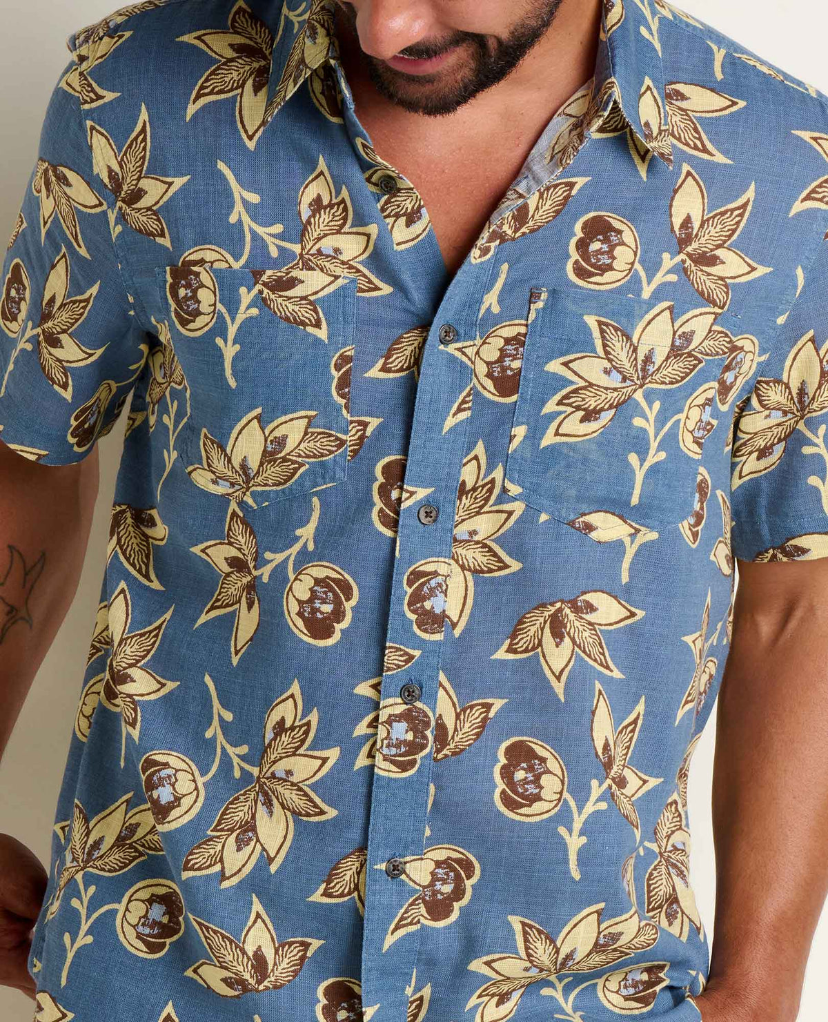 Toad&Co Salton Shirt - 100% Organic Cotton Airy Summer Travel Shirt