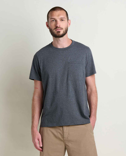 Toad&Co Men's Re-Form Crew Tee - Sustainable Recycled Cotton T-Shirt