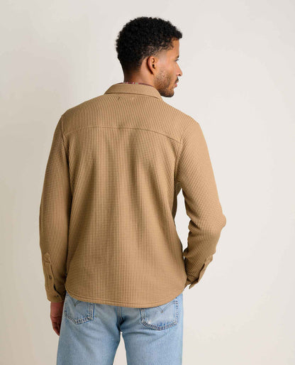Toad&Co Men's Bitterroot Waffle Shirt Jacket - Casual Comfort