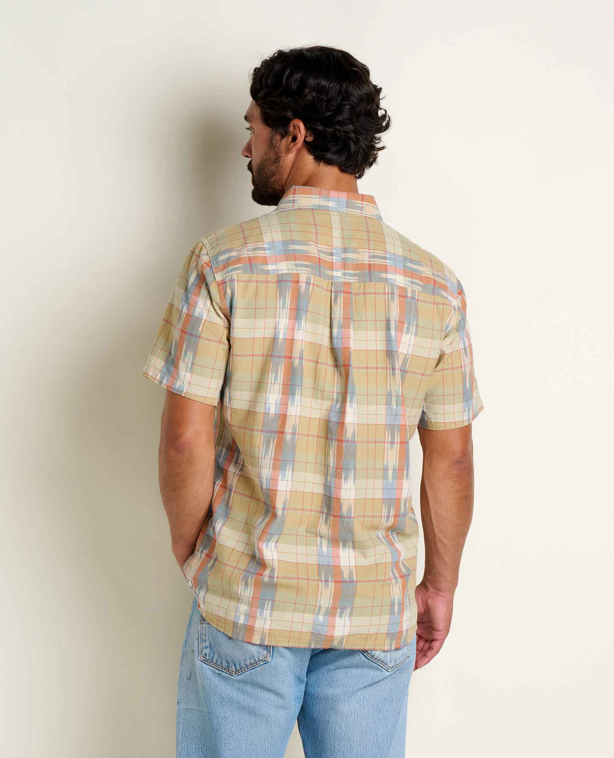 Toad&Co Smythy Shirt - Organic Cotton Ikat Spacedye Short Sleeve Shirt