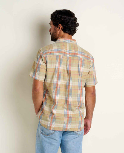 Toad&Co Smythy Shirt - Organic Cotton Ikat Spacedye Short Sleeve Shirt
