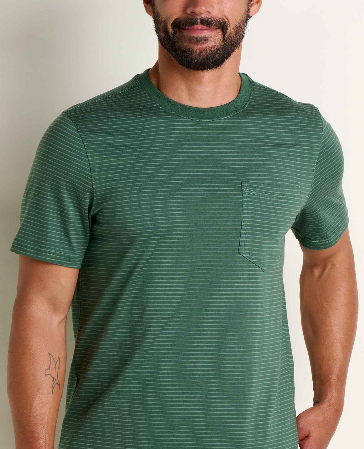 Toad&Co Tempo Crew Pocket Tee - Effortless & Eco-Friendly